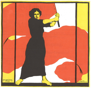 Ausschnitt Frauentagsplakat 1914
