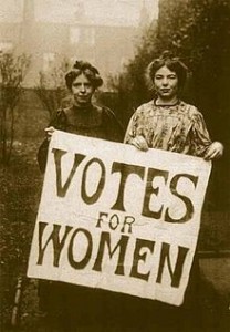 Annie Kenney and Christabel Pankhurst used violent tactics in Britain as members of the Women's Social and Political Union (WSPU) (Wikicommons)
