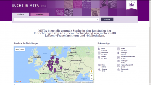 Startseite des META-Katalogs