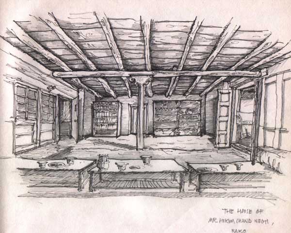 painting of a nako house