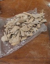 Picture of a bag of fragmented bones from Starosele.