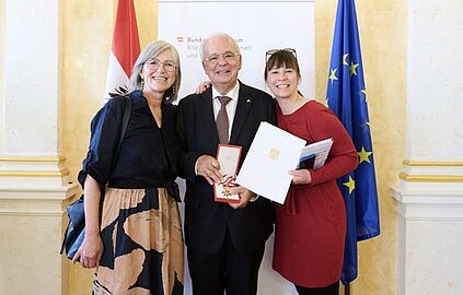 Foto mit Heinz W. Engl