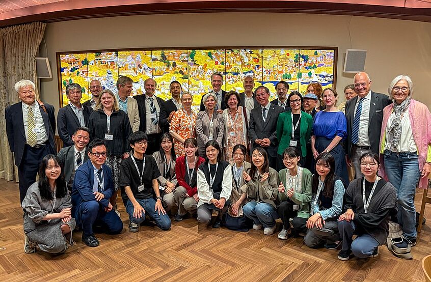 Group photo with the whole delegation
