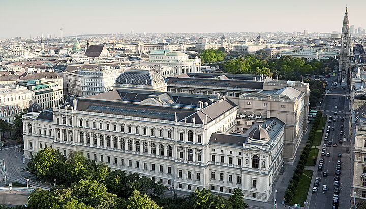 aerial view on the Main Building