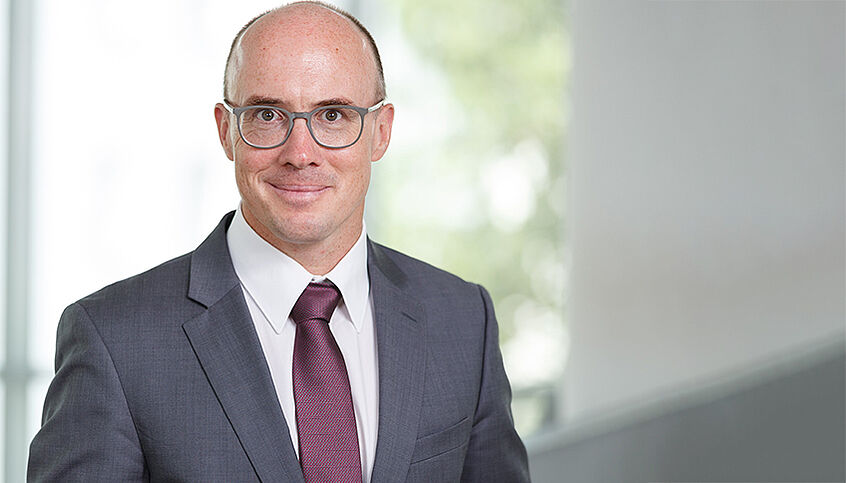 (C) Philipp Lichtenegger Foto des neuen Vizerektors für Infrastruktur und Nachhaltigkeit Nikolaus Hautsch,