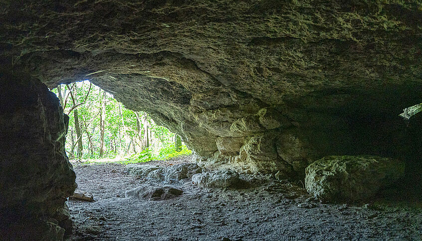 Bild der Höhle Teufelslucke bei Roggendorf, Niederösterreich
