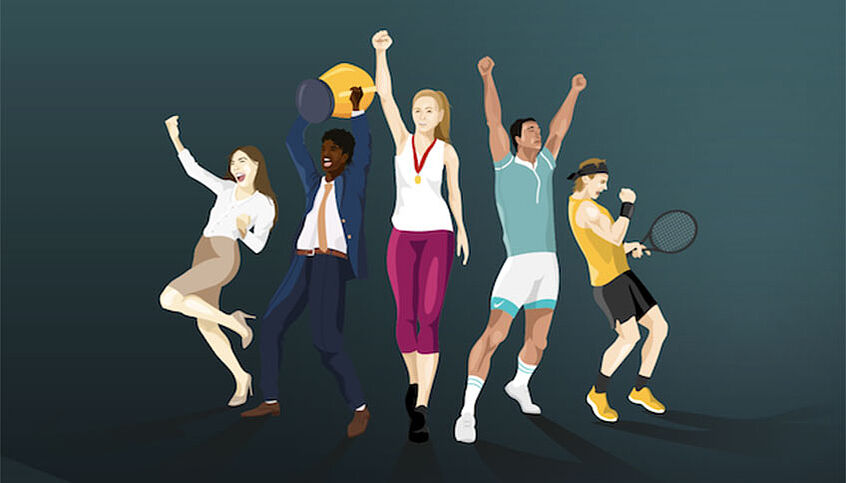 © Department of Sport Science Illustration of people doing sport