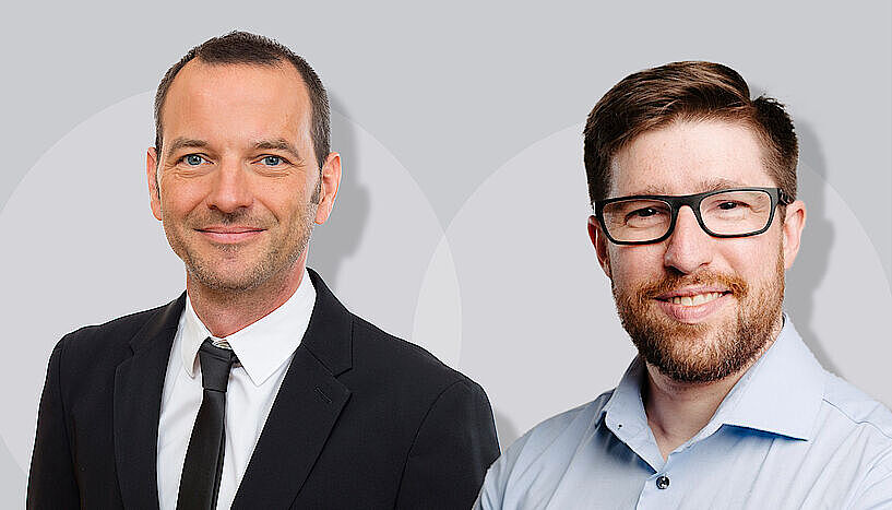 Brian Reichholf (re.) und Jochen Bonk (li.)