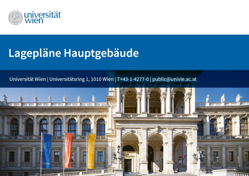 Geschosspläne des Hauptgebäudes der Universität Wien